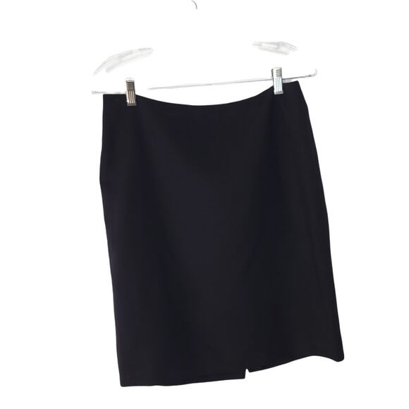 Anne Klein Suit Career Skirt Black Straight Knee Length Lined 6 - Picture 1 of 8